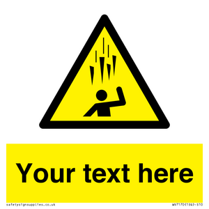 Custom Falling Ice sign